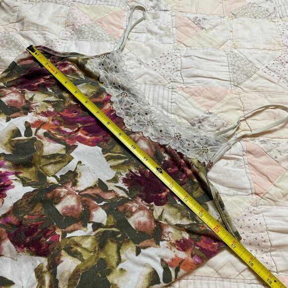 cato vintage y2k fairy floral sparkle lace trim babydoll style cami medium - Picture 6 of 7
